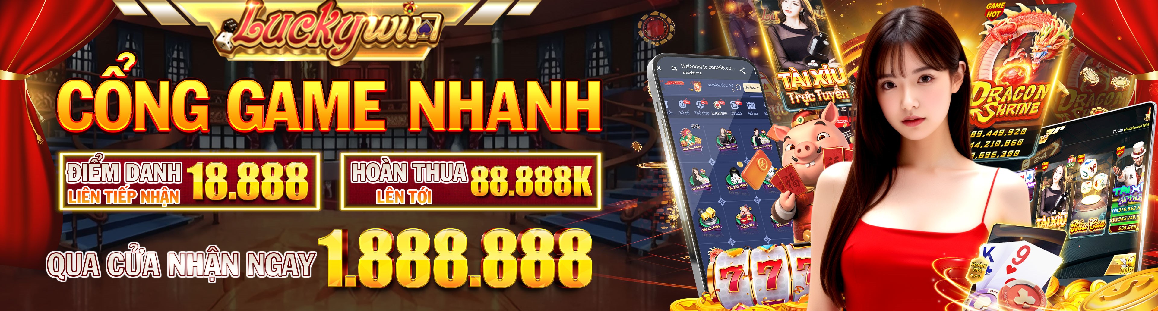 Hình ảnh quảng cáo của mb66 hiển thị nền tảng và các lợi ích