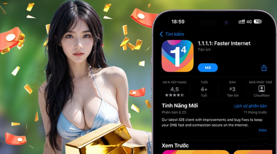 Hình ảnh quảng cáo của mb66 hiển thị nền tảng và các lợi ích